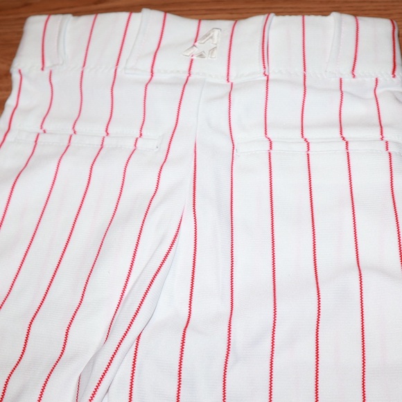 Augusta Men's Adult Open Bottom Pinstripe Baseball Pants SIZE ADULT SMALL - Picture 3 of 3